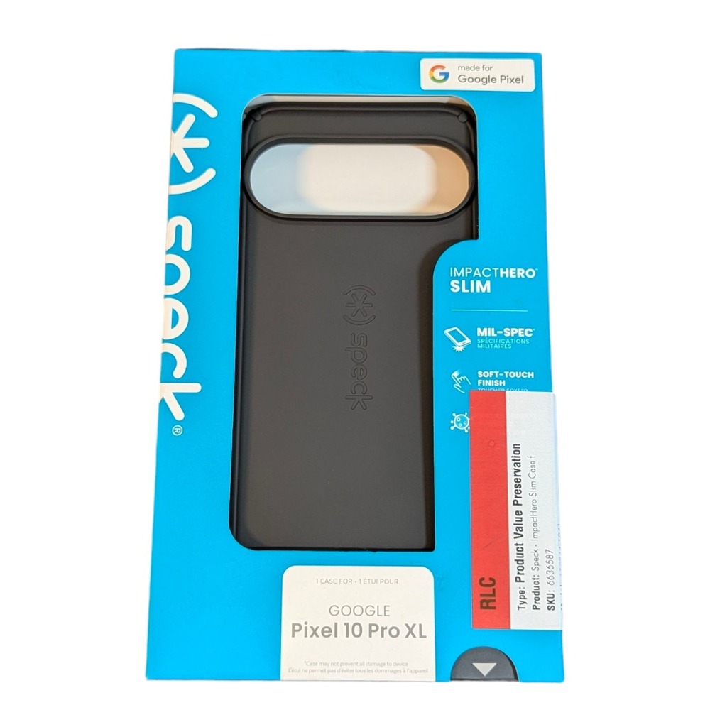 E4N Speck - ImpactHero Slim Case for Google Pixel 10 Pro XL - Black‎